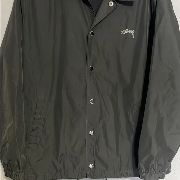 Stussy Black Men's Coaches Jacket - Picture 3 of 5